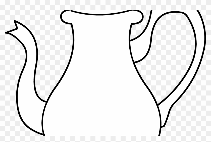 Teapot Clipart Line Drawing - Teapot - Png Download