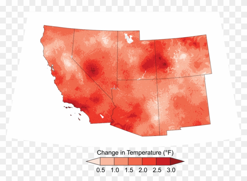 This Map From The Fourth National Climate Assessment - Flag Clipart