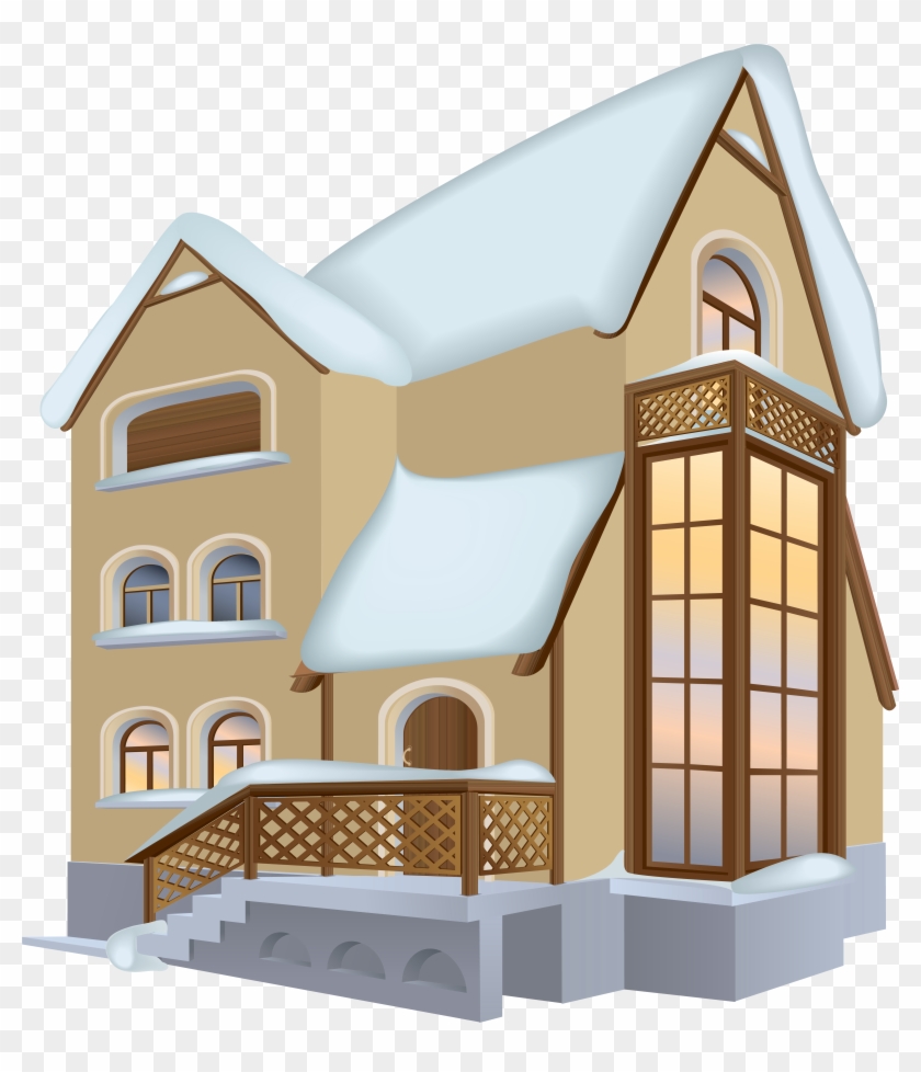 Clipart Houses Mansion - Clip Art House Png Transparent Png