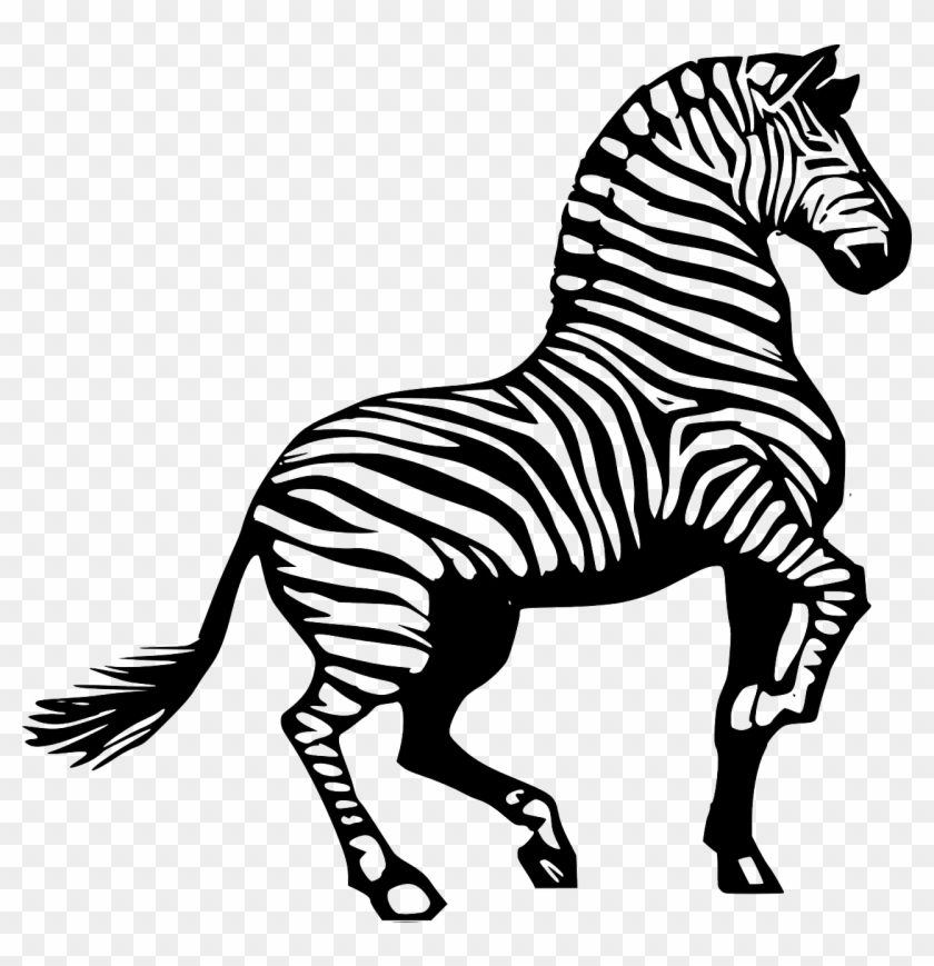 Zebra Clipart - Clipart Of Zebra - Png Download