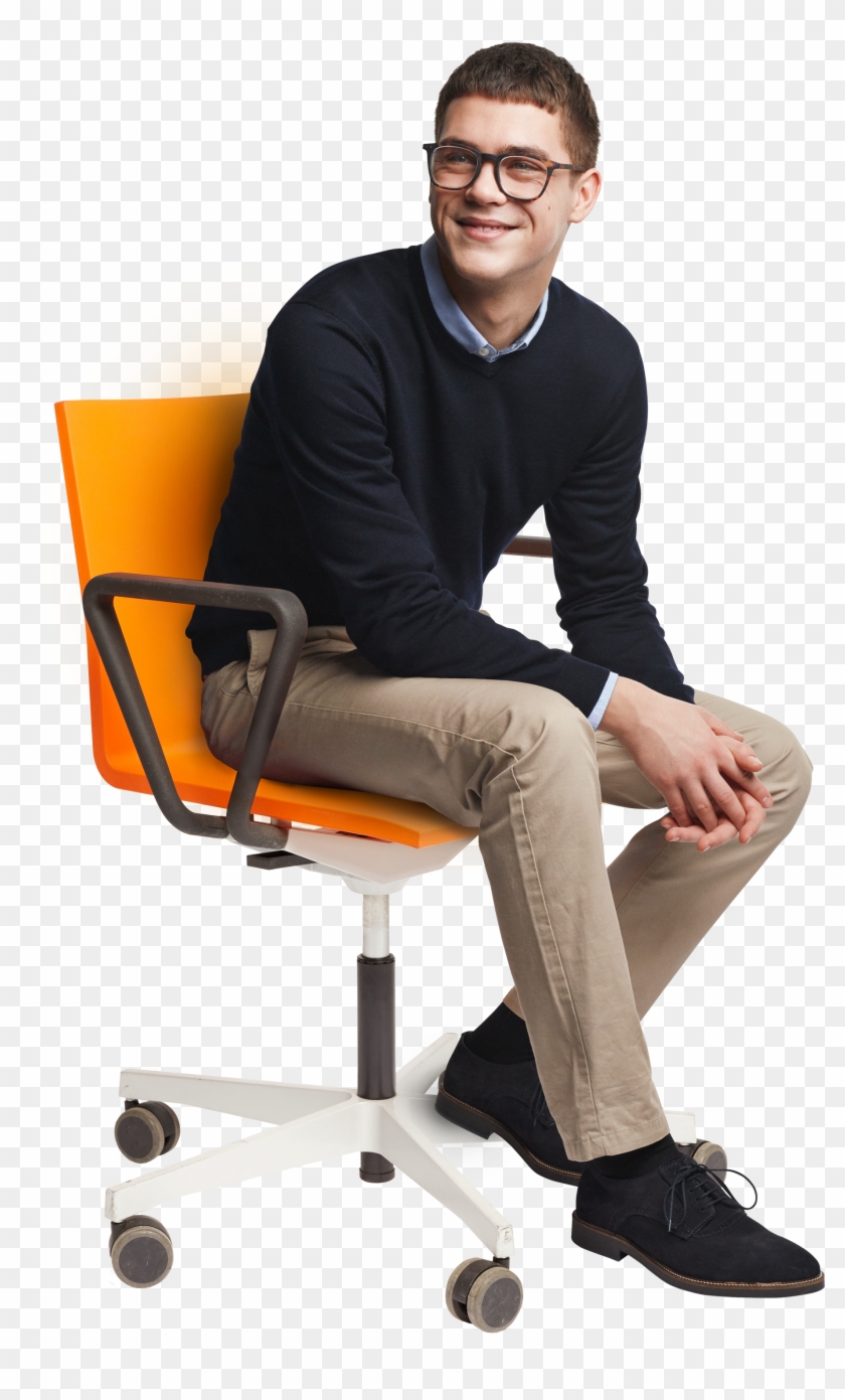 Y Más - - People Sitting On Chair Clipart #396653