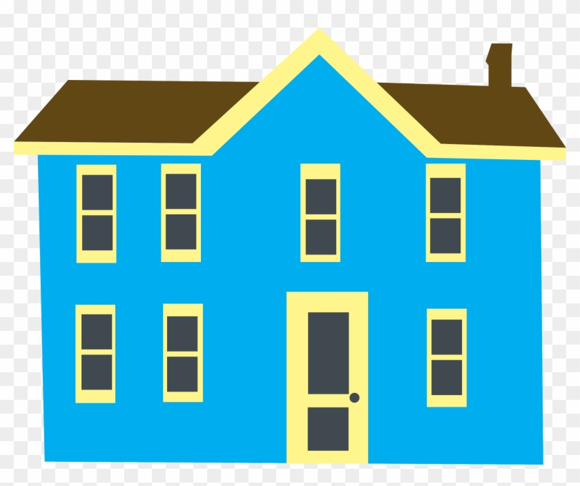 Mansion Clipart Big Mansion - Clipart Two Story House - Png Download