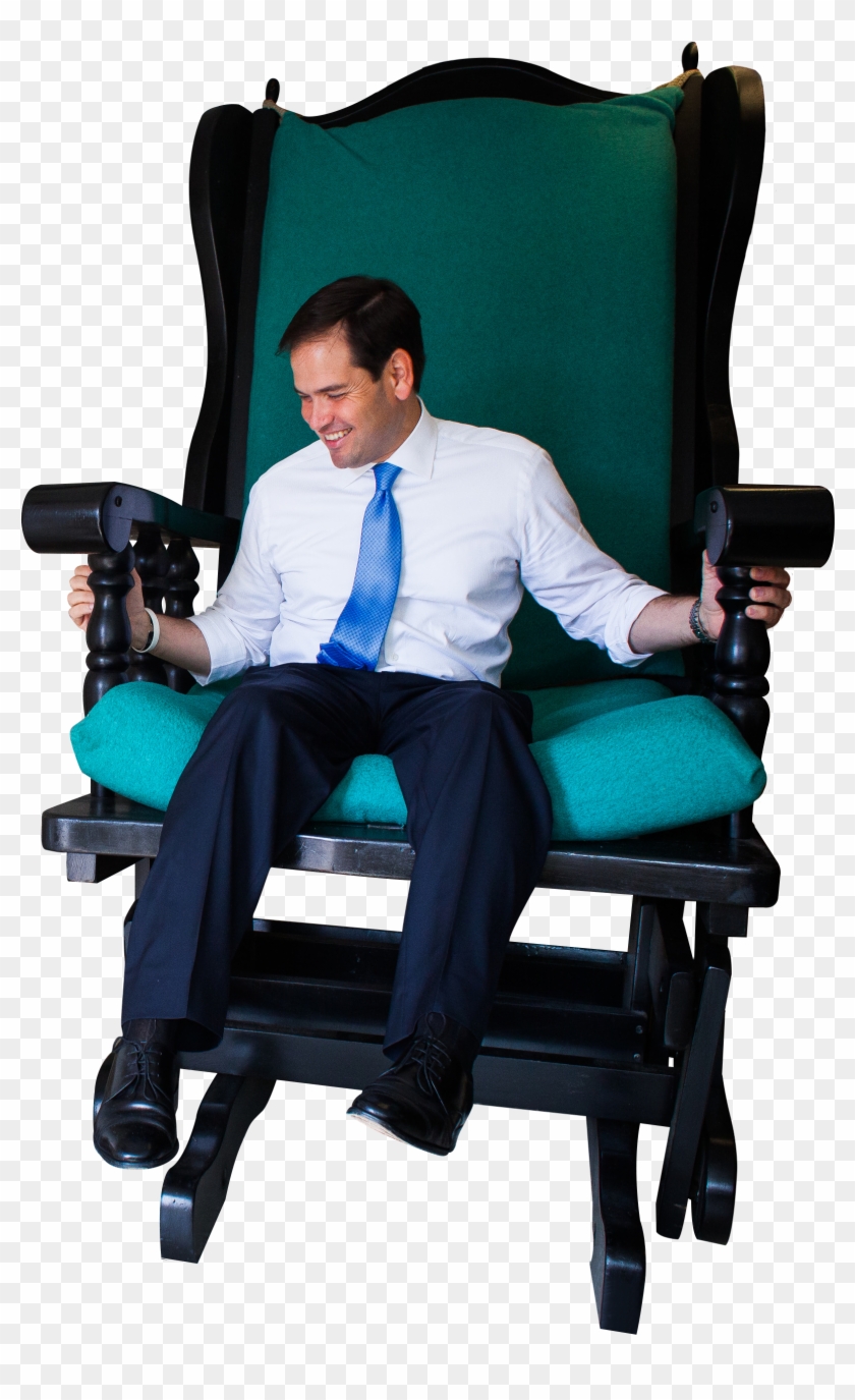 Personmini Marco Rubio - Kid Sitting In Giant Chair Clipart