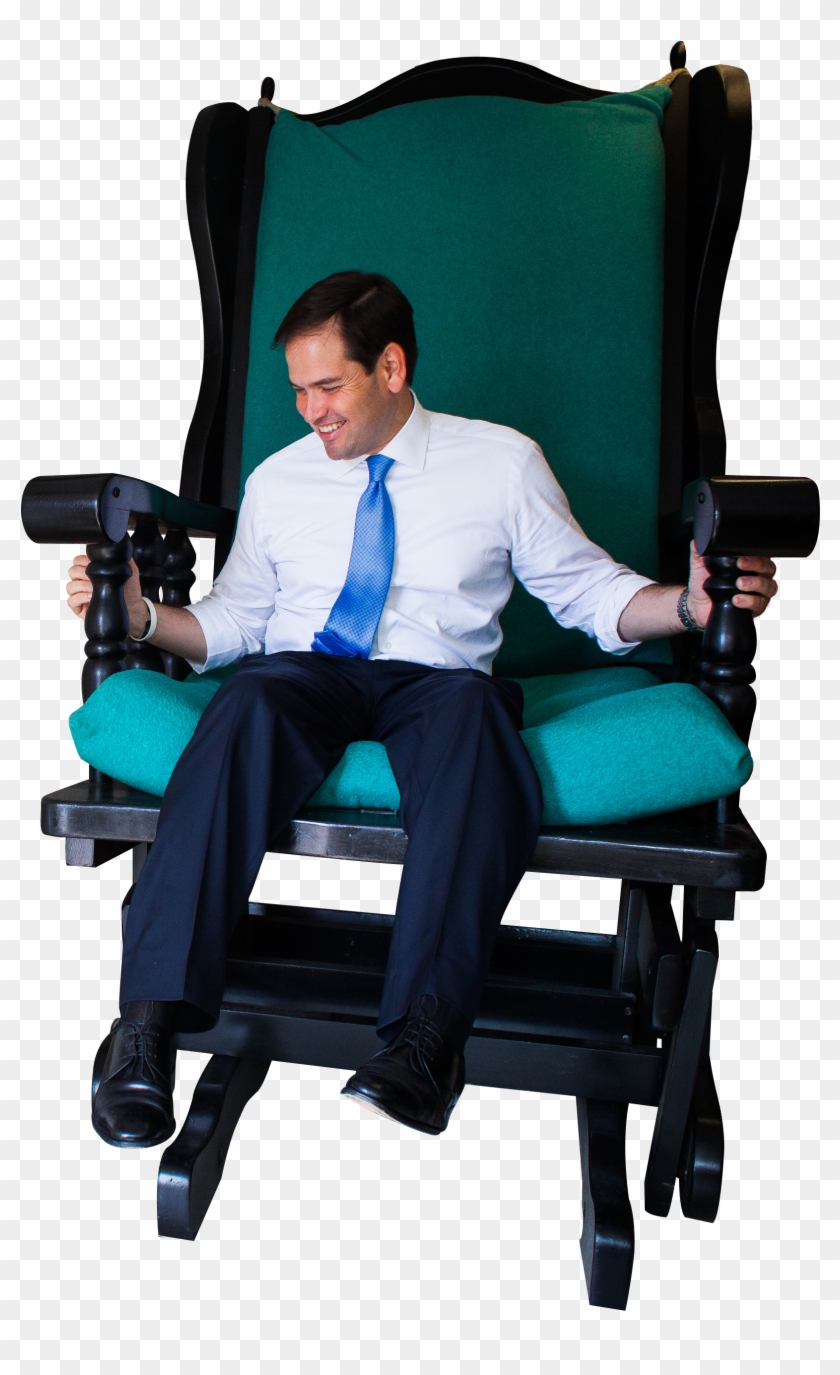 Personmini Marco Rubio - Kid Sitting In Giant Chair Clipart #396998