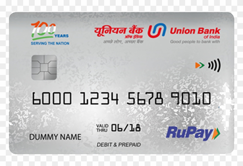 Qsparc Card Rupay - Union Bank Of India Clipart (#397421) - PikPng
