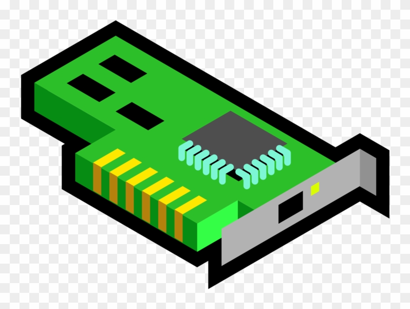 Graphics Cards & Video Adapters Network Cards & Adapters - Network Interface Card Cartoon Clipart