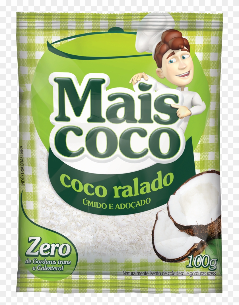Coco Ralado Mais Coco - Agua De Coco Mais Coco Clipart #397789