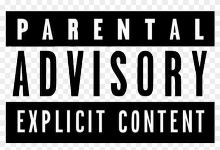 Transparent Parental Advisory Music Love Hate Life - Polaroid Tumblr Black And White Clipart