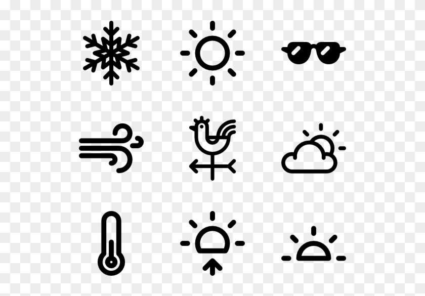 Weather Icons - Icon Awan Clipart #398670
