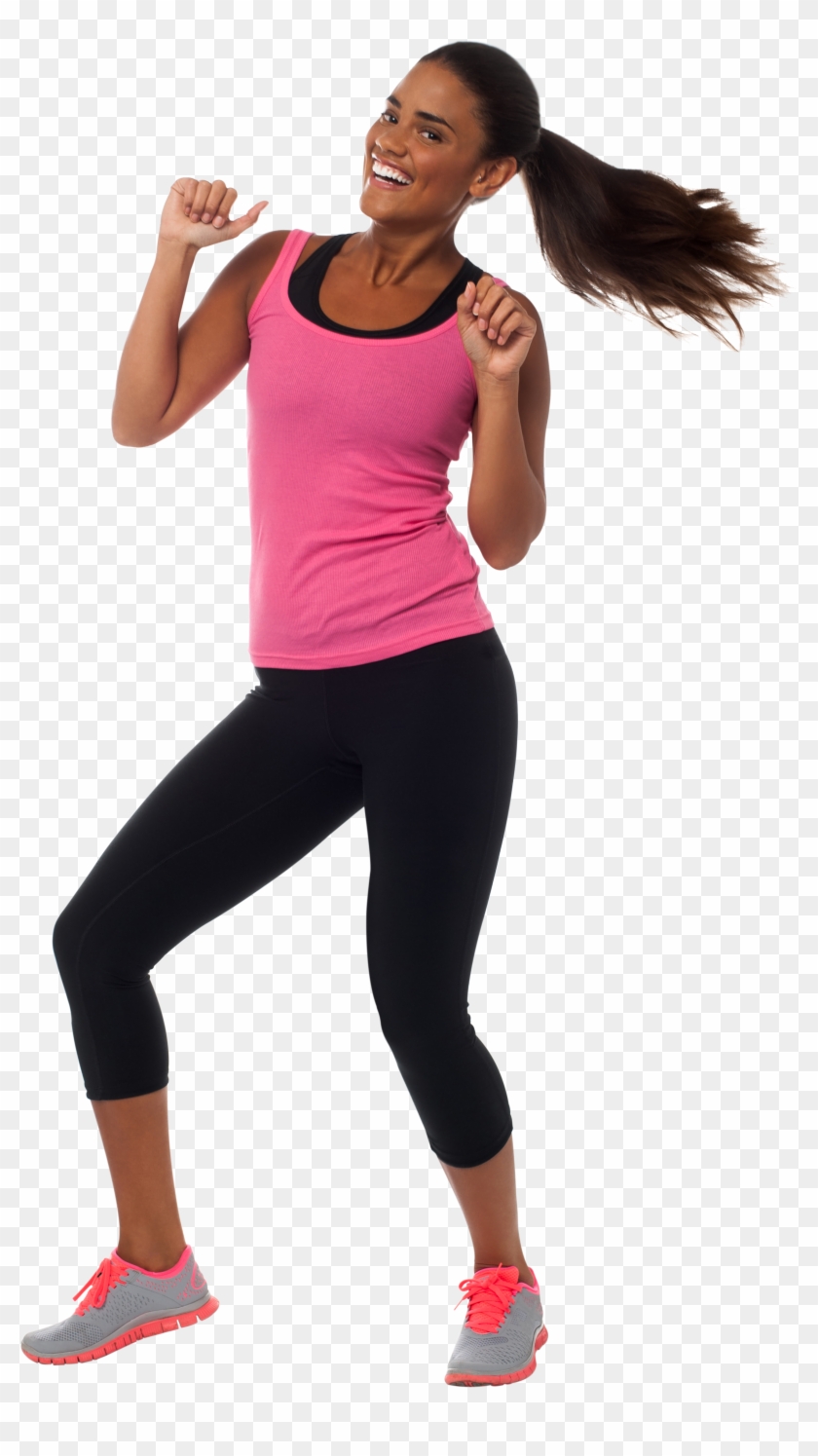 Girl Dancing - Zumba Dance Png Clipart