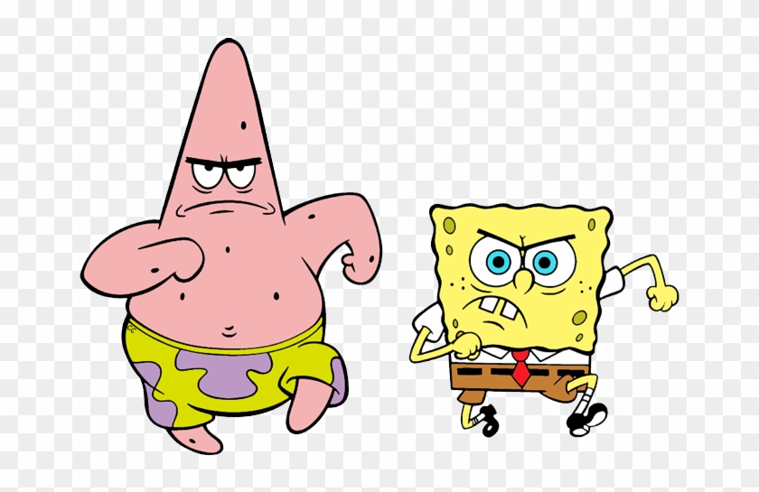 Spongebob Dancing Gif Transparent - Patrick And Spongebob Png Clipart