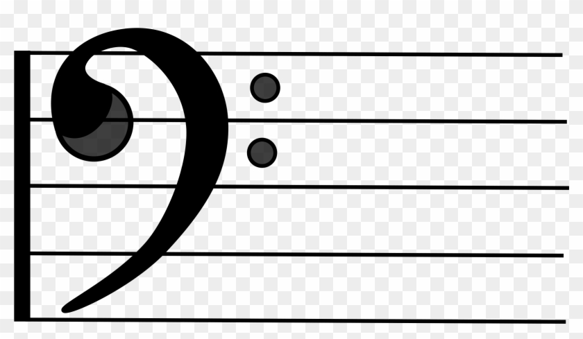 Bass Guitar Vector - Bass Clef Clipart