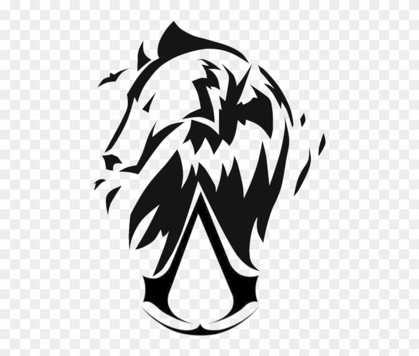 Assassins Creed Unity Clipart Wolf - Symbol Assassin's Creed Wolves - Png Download