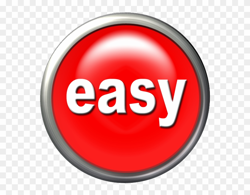 Easy To Use Free Download Clip Art On Clipart Png - Transparent Easy Button Png