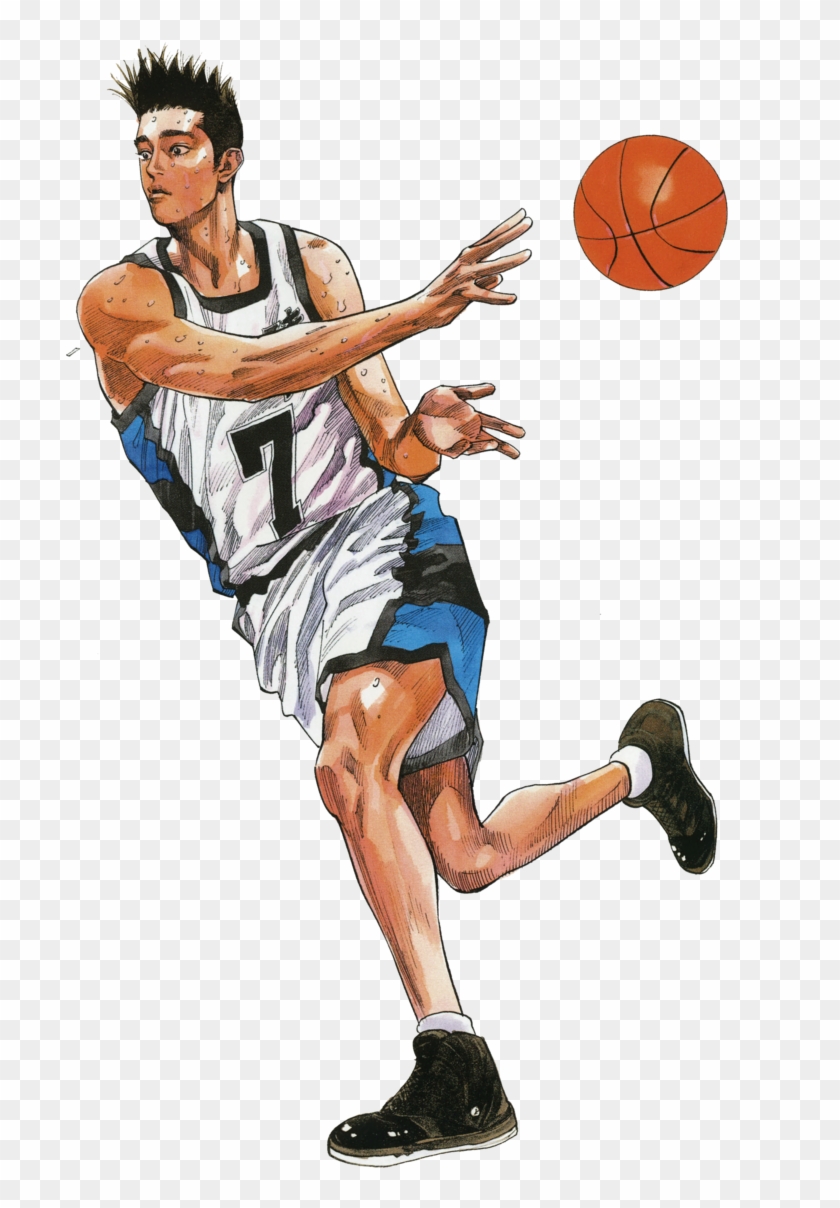 Michael B Jordan Anime - Slam Dunk Sendoh Shoes Clipart