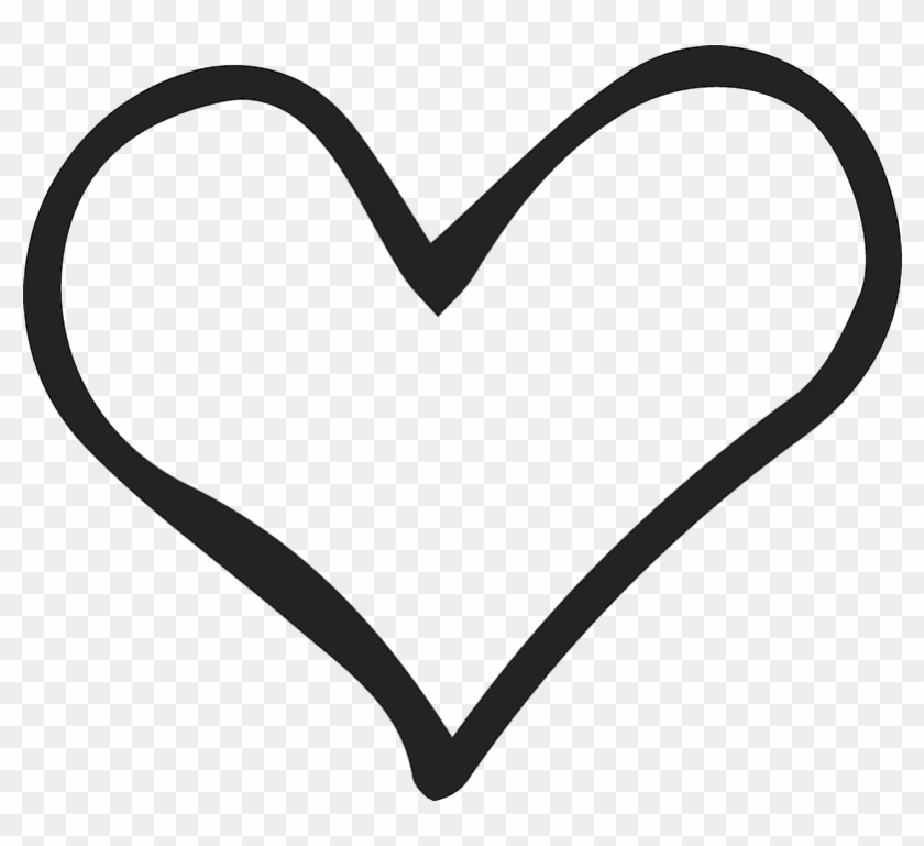 Hand Sketched Heart Stamp - Heart Clipart
