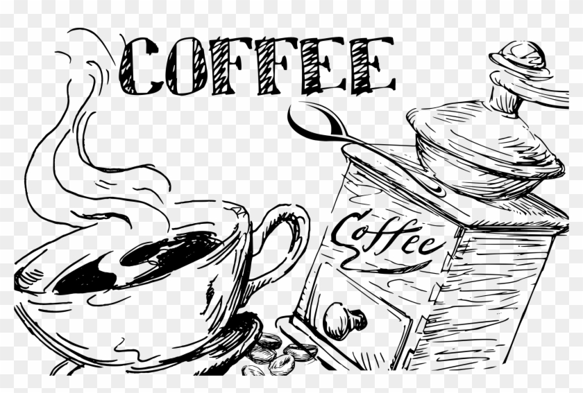 This Free Icons Png Design Of Hand Drawn Coffee Line Clipart #399495