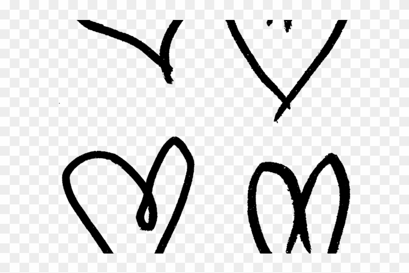 Hearts Clipart Hand Drawn - Hand Drawn Heart Png Transparent Png