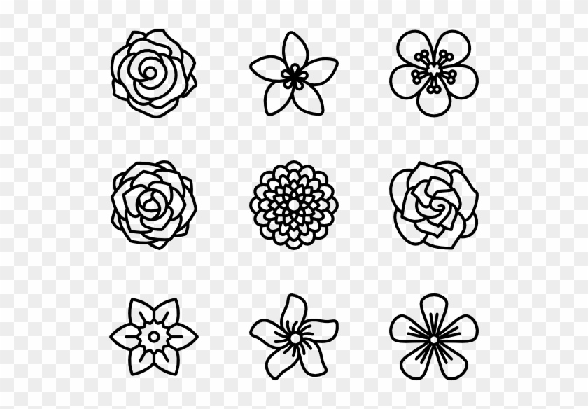 Flowers - Flower Icon Vector Clipart