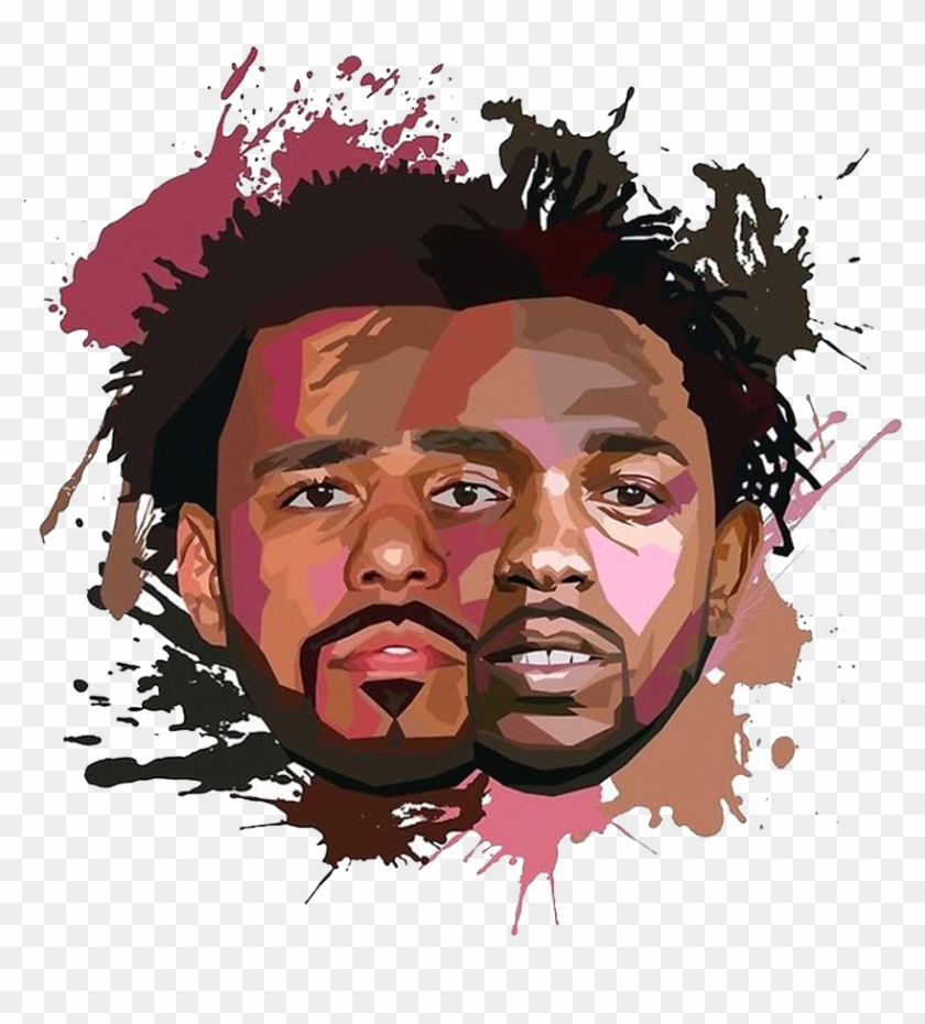 Kendrick Lamar J Cole Clipart