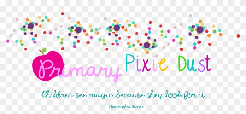 Primary Pixie Dust Header Clipart