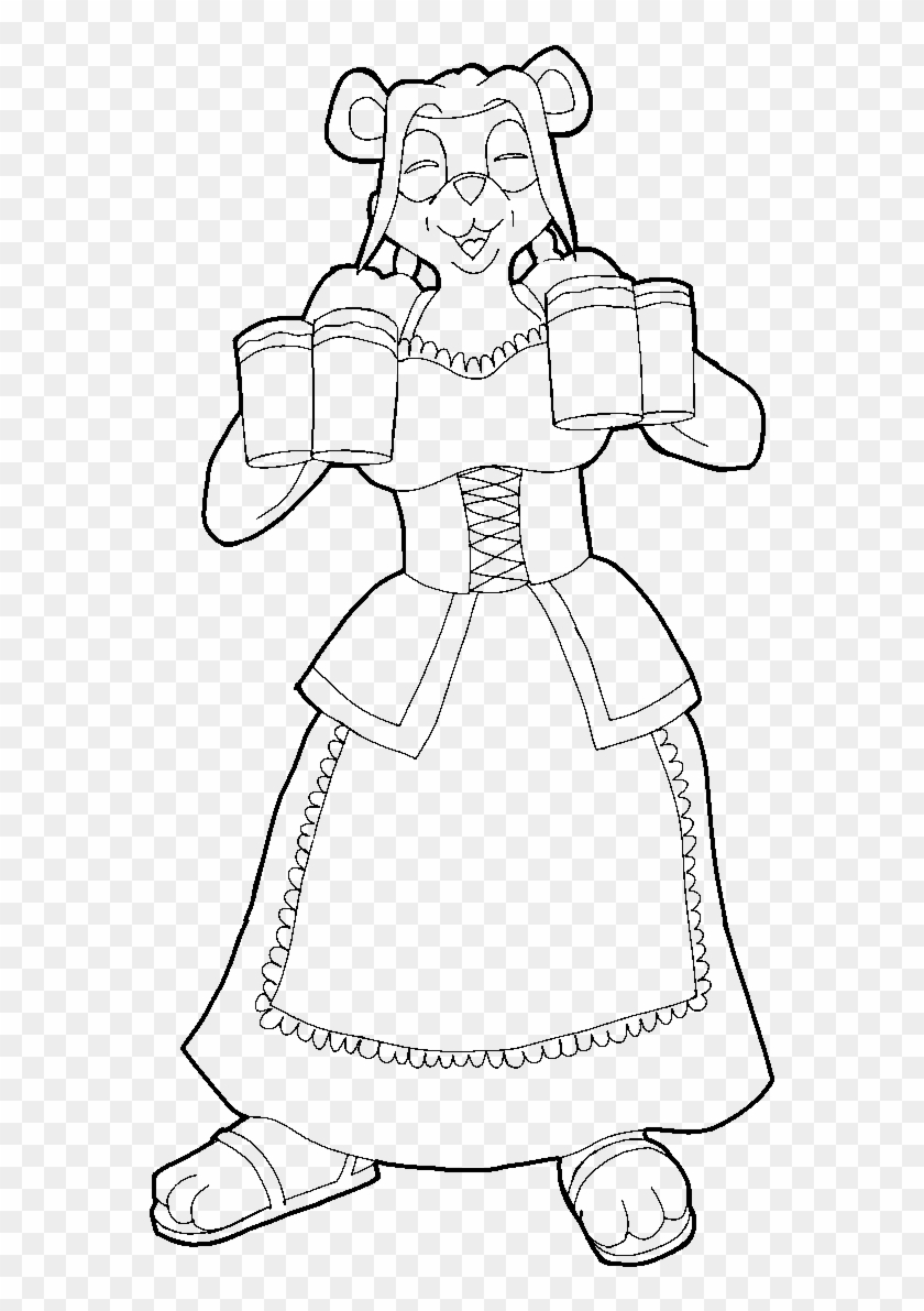 File - Pandafolk - Line Art Clipart #3900219