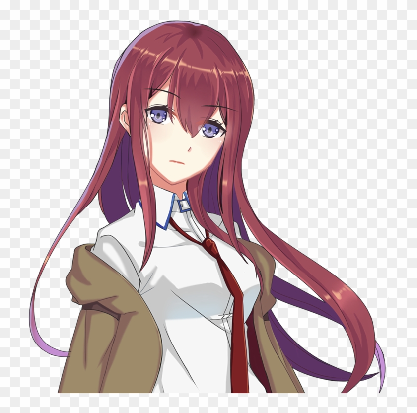 Kurisu Makise Png - Moe Anime Girl Png Clipart #3900570