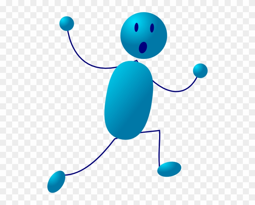 Scared Stick Figure Clip Art - Png Download #3900578