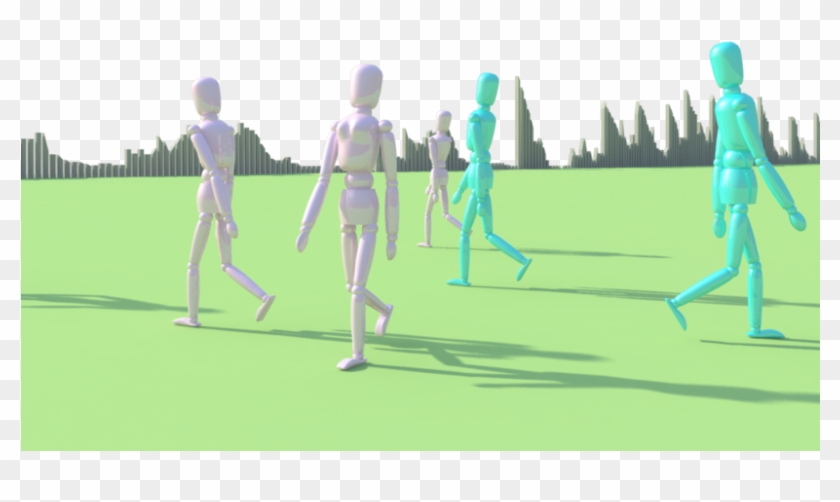 Humanfigurine Crowds Scripting For Maya - Illustration Clipart