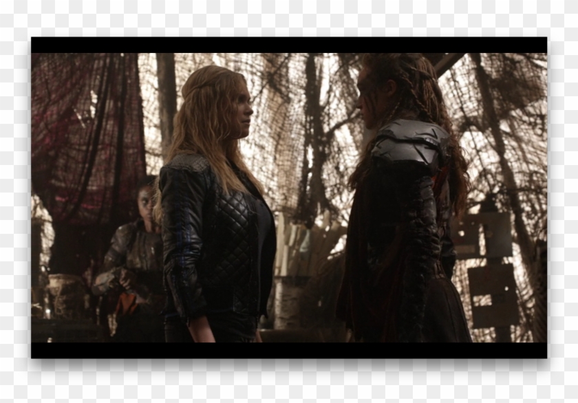 Clarke And Lexa Meet In Long Into An Abyss - Lexa Clipart #3901083