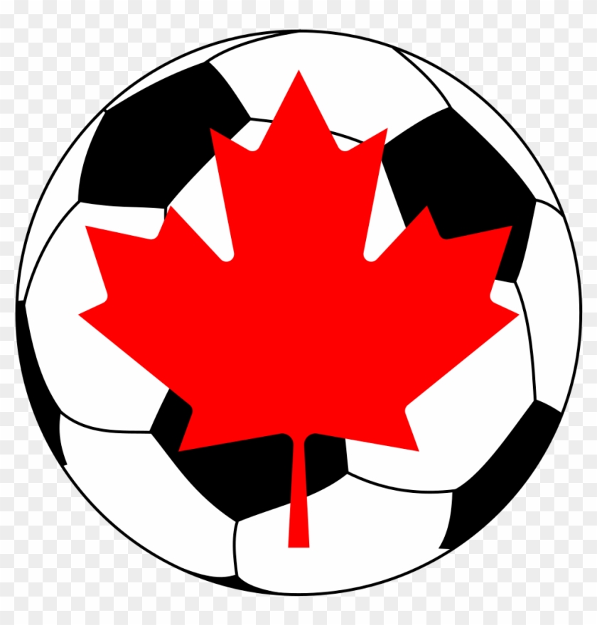 Canada Soccer Ball - Soccer Ball Svg Clipart #3901262
