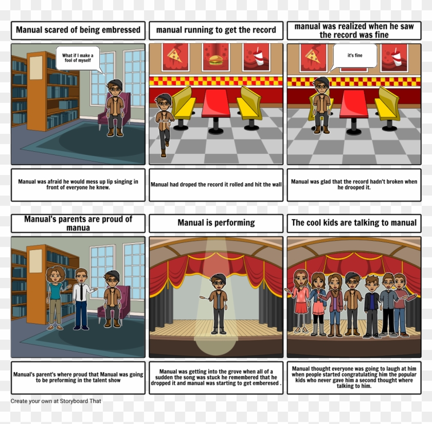 Manual Story - Poster Clipart #3901394