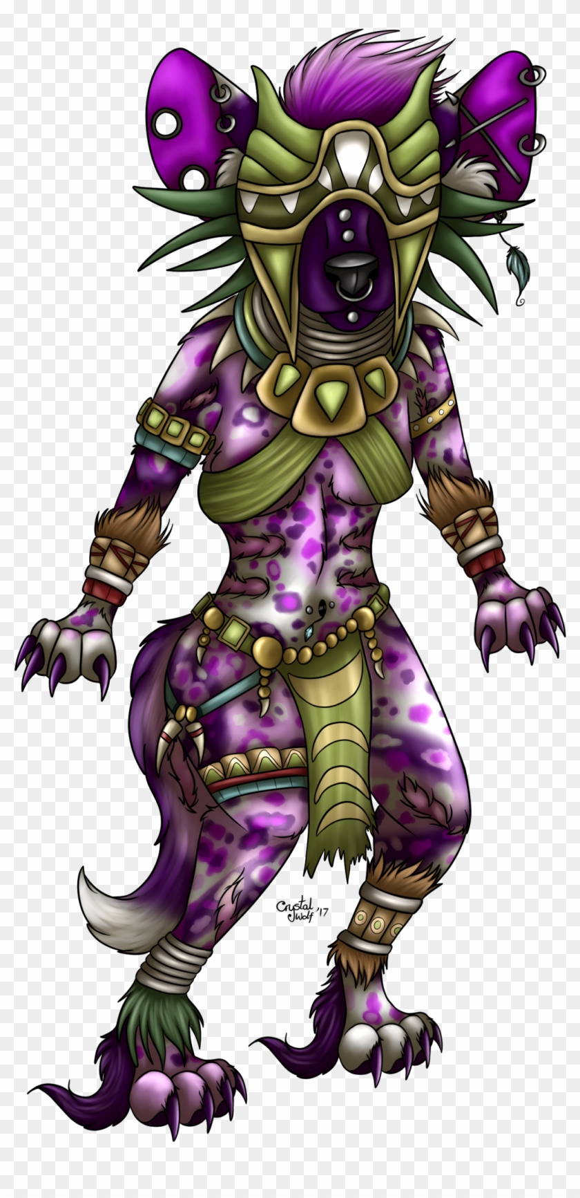Witch Doctor Cosplay - Illustration Clipart