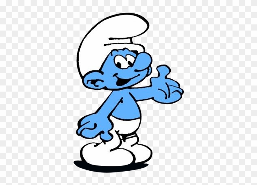Comic Book Line Art - Smurf Ok Clipart