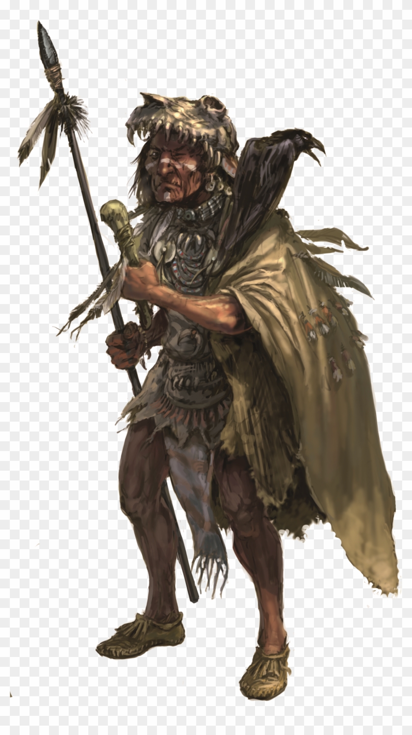 Witch Doctor - Illustration Clipart