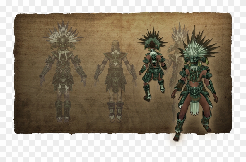 Witch Doctor Armor Set - Diablo 3 Witch Doctor Armour Sets Clipart
