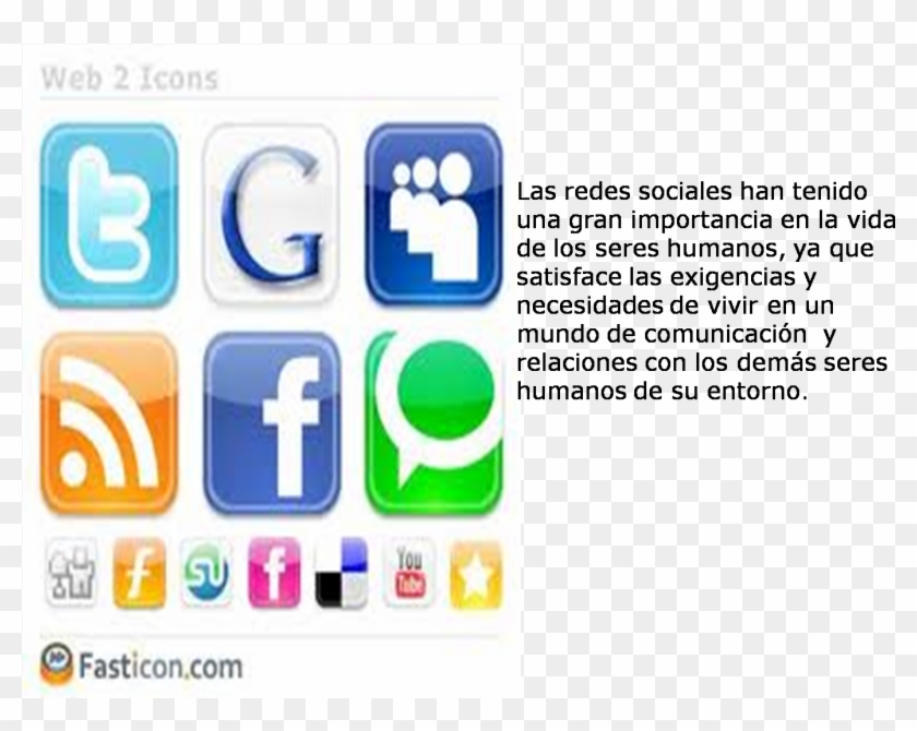 De Las Redes Sociales - Social Networking Icons Clipart #3902284