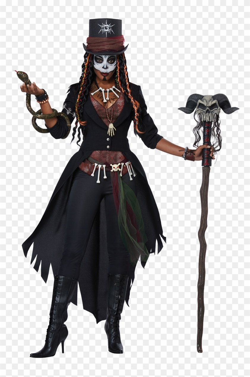Be A Queen Of The Underworld In This Awesome Ladies - Voodoo Magic Costume Clipart #3902489
