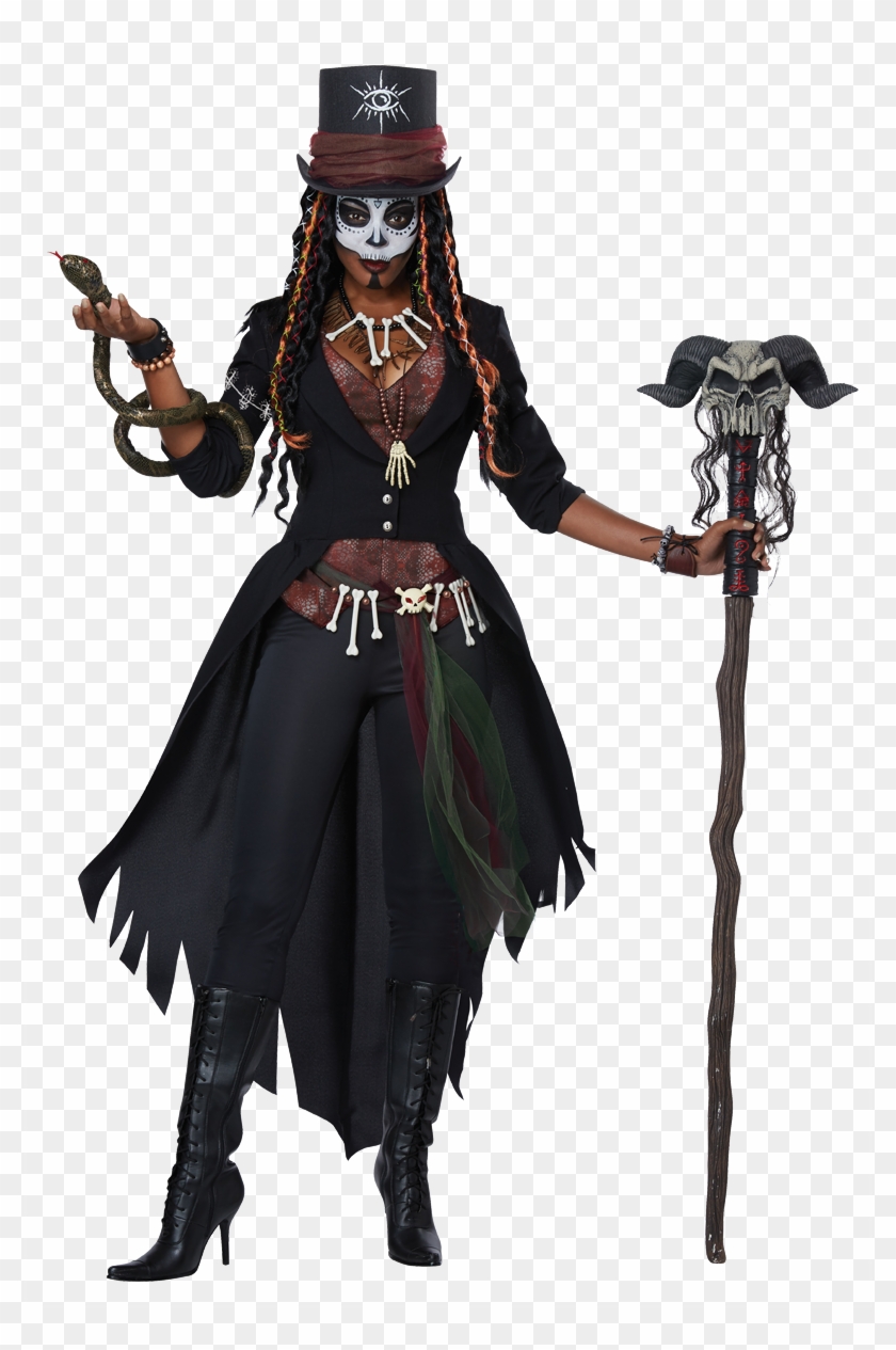 Be A Queen Of The Underworld In This Awesome Ladies - Voodoo Magic Costume Clipart
