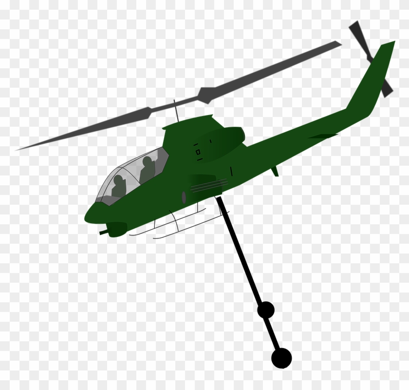 Helicopter Airdrop Aircraft Airborne Drop Duty - Helicopter Clip Art - Png Download