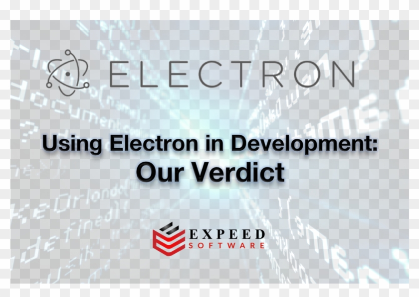 Using Electron In Development - Electron Clipart