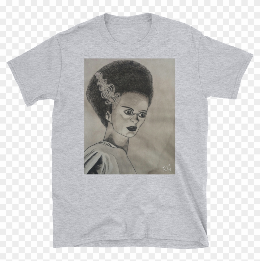 Bride Of Frankenstein Monster Short Sleeve Unisex T - T-shirt Clipart #3903520