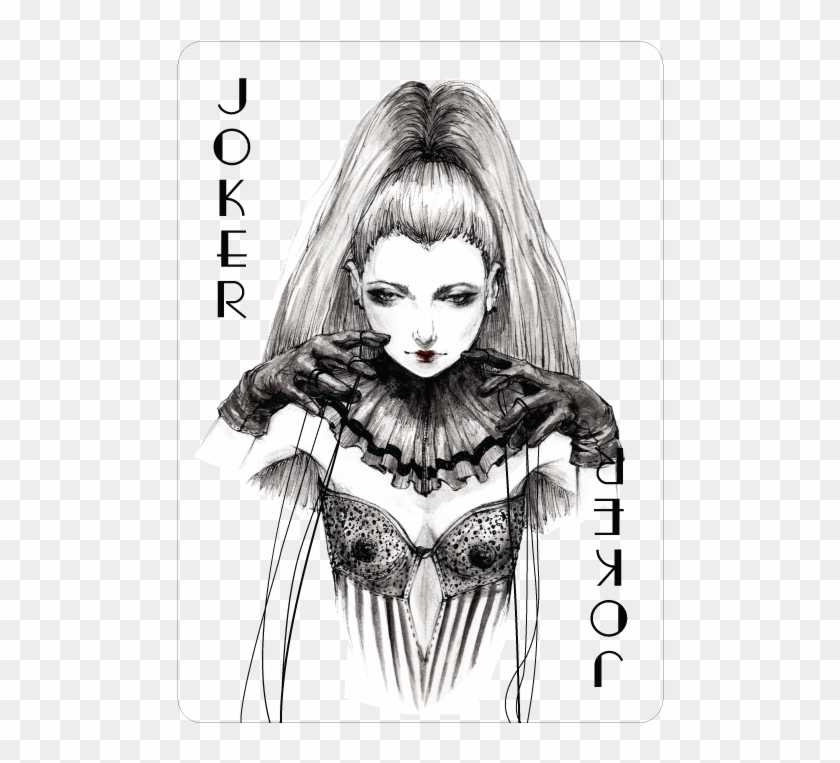 Joker Card, Fashion Playing Cards By Connie Lim - Connie Lim Cards Joker Clipart