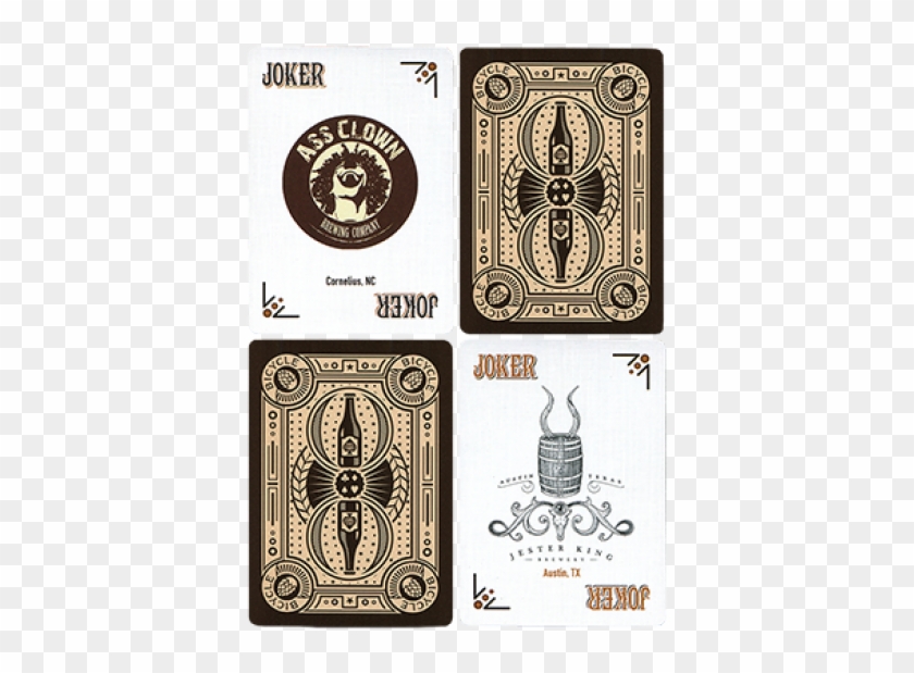 Bicycle Craft Beer Playing Cards Clipart #3903944