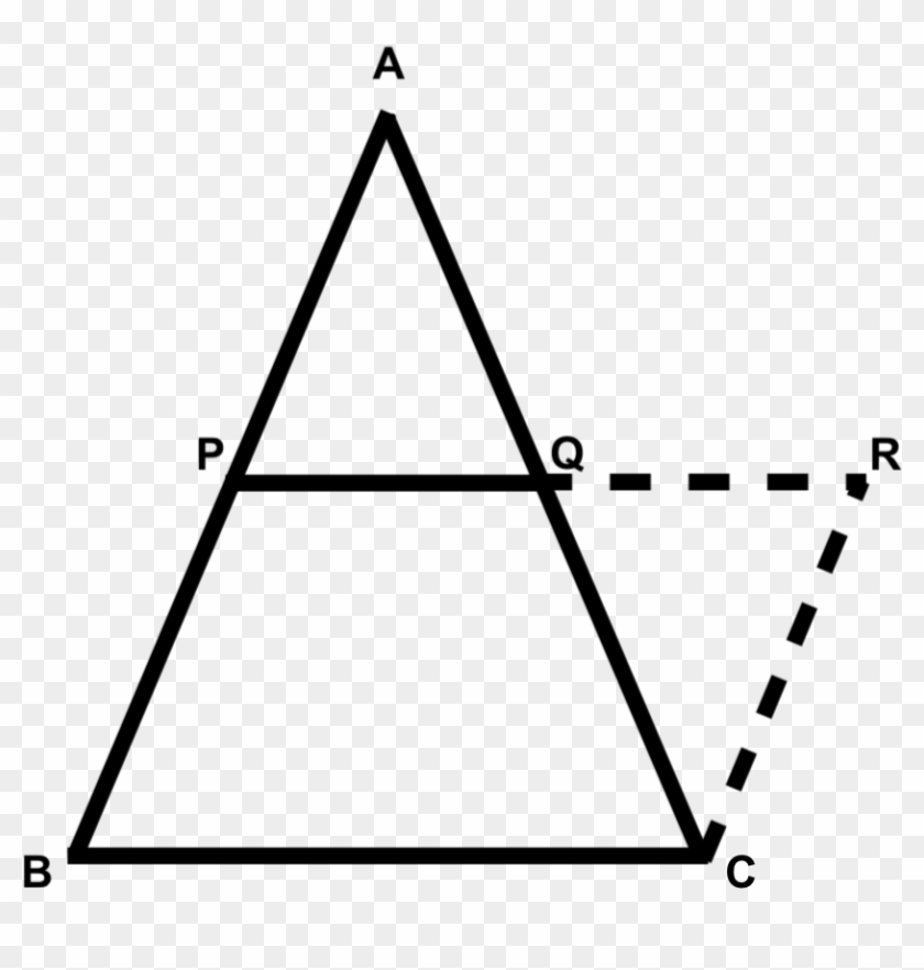 In Triangle Abc, D And E Are Midpoints Of Ab And Ac - Triangle Clipart