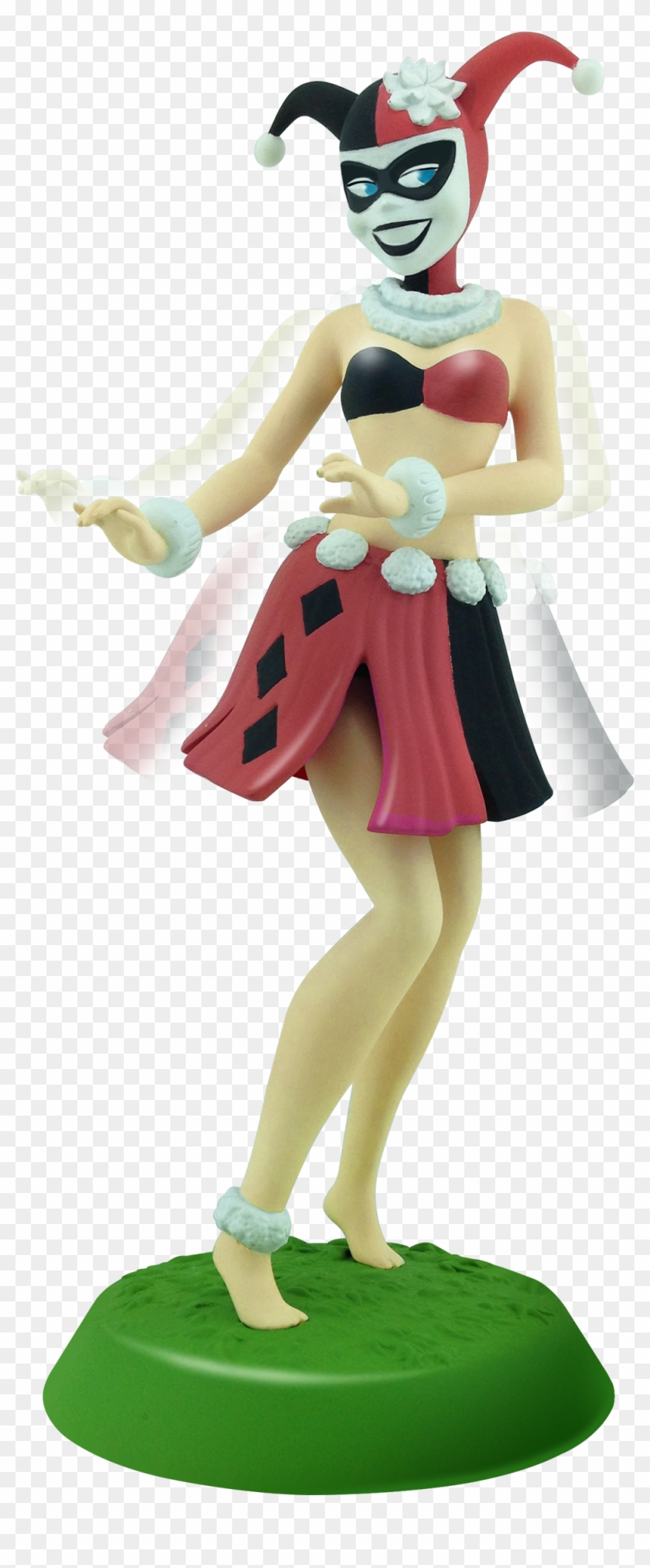 Harley Quinn Hula Girl 4” Vinyl Figure - Harley Quinn Hula Girl Bobble Figure Clipart