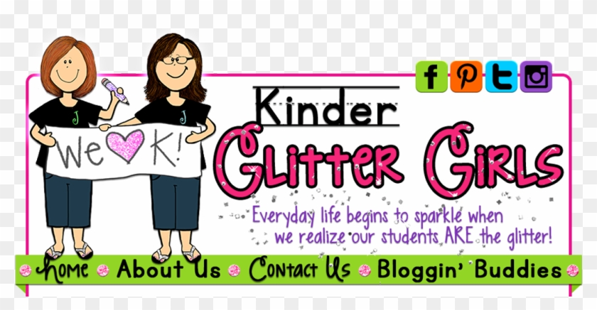 Kinder Glitter Girls - Cartoon Clipart #3904901