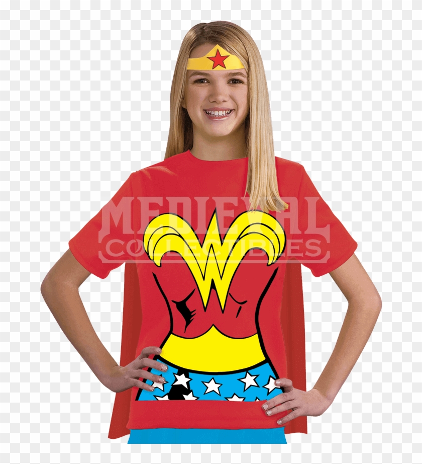 Wonder Woman Costume T Shirt Clipart