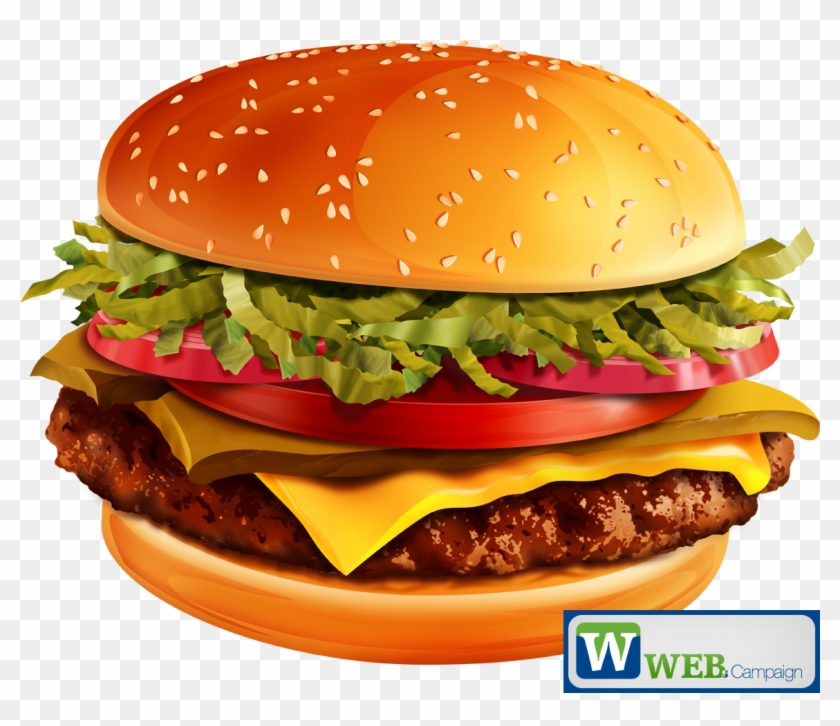 Whopper Hamburger Fast Food Burger Tycoon Cheeseburger - Big Burger Png Clipart #3905881