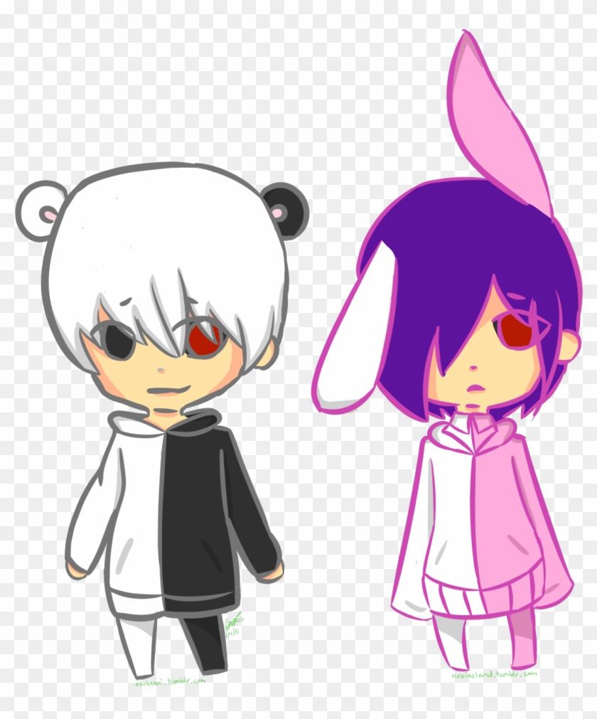 Dangan Ronpa X Tokyo Ghoul It Occurred To Me That Monokuma's - Cartoon Clipart